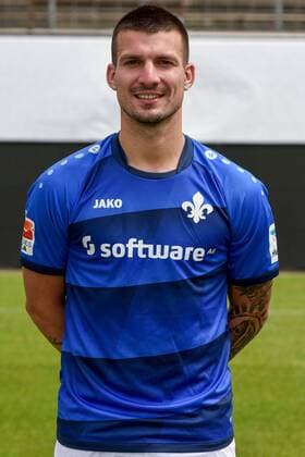 11.08.2016, xfux, Fussball GER 1.Bundesliga, SV Darmstadt 98 Fototermin, 1.BL PortraÌˆttermin Saison 2016 2017 emspor emonline deloka, Jerome Gondorf (SV Darmstadt 98) Darmstadt