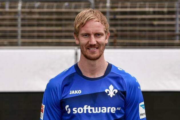 11.08.2016, xfux, Fussball GER 1.Bundesliga, SV Darmstadt 98 Fototermin, 1.BL PortraÌˆttermin Saison 2016 2017 emspor emonline deloka, Jan Rosenthal (SV Darmstadt 98) Darmstadt