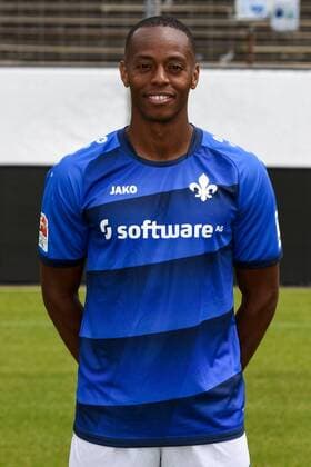 11.08.2016, xfux, Fussball GER 1.Bundesliga, SV Darmstadt 98 Fototermin, 1.BL PortraÌˆttermin Saison 2016 2017 emspor emonline deloka, Junior Diaz (SV Darmstadt 98) Darmstadt