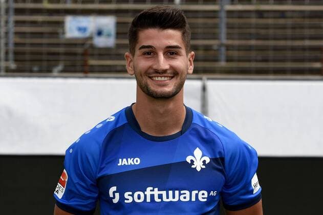 11.08.2016, xfux, Fussball GER 1.Bundesliga, SV Darmstadt 98 Fototermin, 1.BL PortraÌˆttermin Saison 2016 2017 emspor emonline deloka, Antonio Colak (SV Darmstadt 98) Darmstadt