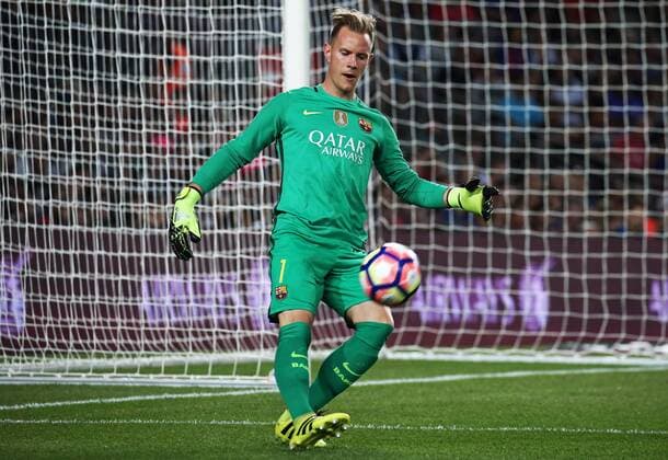 August 10, 2016 - Barcelona, Catalonia, Spain - Andre Ter Stegen during the match corresponding to the Joan Gamper Trophy, played at the Camp Nou stadiium, on august 10, 2016. Joan Gamper Trophy  - ZUMAn230