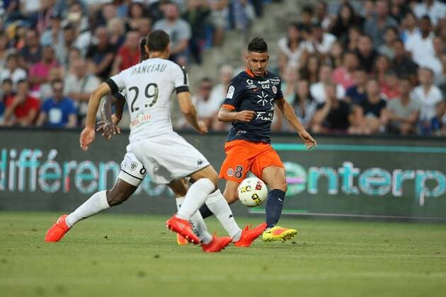 sansom (mhsc) - Fussball Frankreich, Ligue 1, Montpellier HSC vs. Angers SCO - 13 08 2016 RichardGosselin Panoramic 