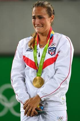 Monica Puig (PUR) - Olympia 2016 in Rio, Tennis - 13 08 16 Virginiebouyer panoramic 