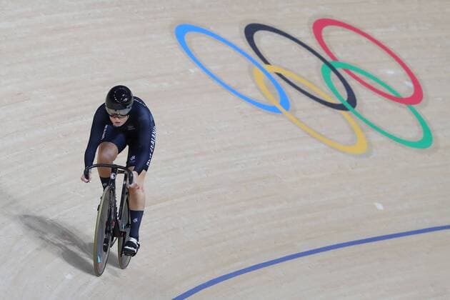 PODMORE Olivia (NZL) Bahnrad : Sprint Einzel Dames - JO 2016 - Rio - 14 08 2016 Panoramic Pitch 