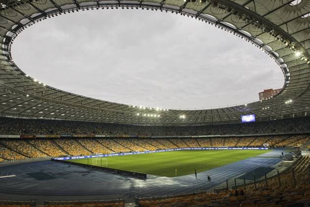 Stadion NSK Olimpijskyj in Kiew, Ukraine - Heimstätte Dynamo Kiew  Copyright: PereversevxOleg 469630