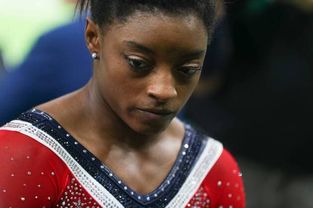 RJ - OLYMPICS GYMNASTICS ARTISTIC Women s - SPORTS - Simone Biles in Balance Beam Final the Olympic Games Olympische Spiele Olympia OS Rio 2016, the Olympic Arena in Rio de Janeiro (RJ), on Monday (15). Cordon Press  xGeraldoxBubniakx xx