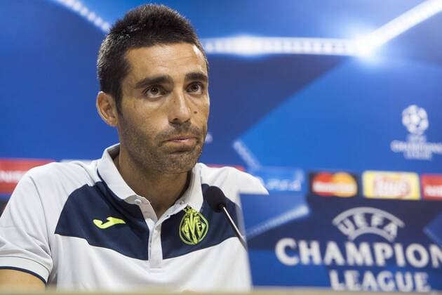 Villarreal FC s midfielder Bruno Soriano during the press conference PK Pressekonferenz held at El Madrigal stadium in Villarreal, Castellon, eastern of Spain on 16 August 2016 on the eve of the UEFA Champions League playoff first leg match between AS Monaco and Villareal. Villarreal FC s press conference !ACHTUNG: NUR REDAKTIONELLE NUTZUNG!  20160816-636069715716986378