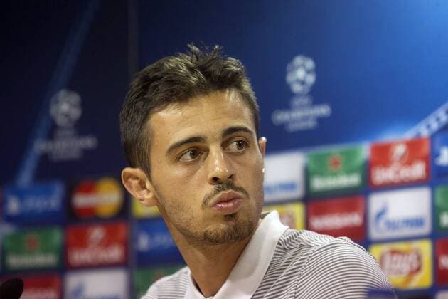 AS Monaco s midfielder Bernardo Silva during the press conference PK Pressekonferenz held at El Madrigal stadium in Villarreal, Castellon, eastern of Spain on 16 August 2016 on the eve of the UEFA Champions League playoff first leg match between AS Monaco and Villareal. AS Monaco s press conference !ACHTUNG: NUR REDAKTIONELLE NUTZUNG!  20160816-636069757184612693