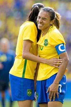 Rio 2016, Fußball, Damen, Schweden zieht ins Finale ein Olympics 2016 Football RJ RIO DE JANEIRO, RJ - 16.08.2016: OLYMPICS 2016 FOOTBALL RJ - Martha player during the dispute between Brazil (BRA) and Sweden (SWE) the semifinal of the Olympic Women& 39;stball Rll Rio Olympics 2016 held at Maracana Stadium in the host city Rio de Jan. (Photo: Marco Galvao Fotoaotoarena) x1185308x  MarcoxGalv?o