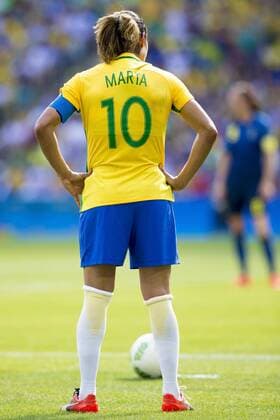 Olympics 2016 Football RJ RIO DE JANEIRO, RJ - 16.08.2016: OLYMPICS 2016 FOOTBALL RJ - Martha player during the dispute between Brazil (BRA) and Sweden (SWE) the semifinal of the Olympic Women& 39;stball Rll Rio Olympics 2016 held at Maracana Stadium in the host city Rio de Jan. (Photo: Marco Galvao Fotoaotoarena) x1185309x  MarcoxGalv?o