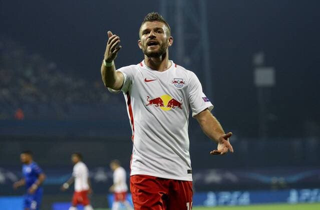 SOCCER - UEFA CL quali, Zagreb vs RBS ZAGREB,CROATIA,16.AUG.16 - SOCCER - UEFA Champions League, Play-off qualification, GNK Dinamo Zagreb vs Red Bull Salzburg. Image shows Valon Berisha (RBS). GEPAxpictures xFelixxRoittner