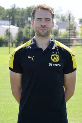 17.08.2016, Offizieller Portrait-Termin, Fußball, GER, 1.BL, Portraittermin 2016 2017, Borussia Dortmund, Physiotherapeut Thorben Voeste, Thorben Vöste