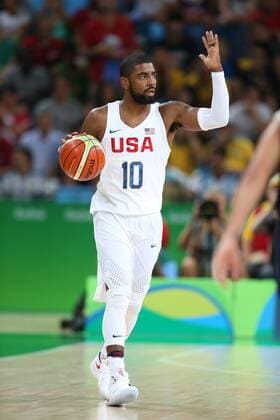 RJ - OLYMPICS BASKETBALL - SPORTS - Player IRVING Kyrie during the match between USA Vs Argentina in men s basketball valid for the quarterfinal in Arena Carioca 1, Rio de Janeiro (RJ) the Olympics in Rio de Janeiro 2016 on Wednesday (17).  xGeraldoxBubniakx xx
