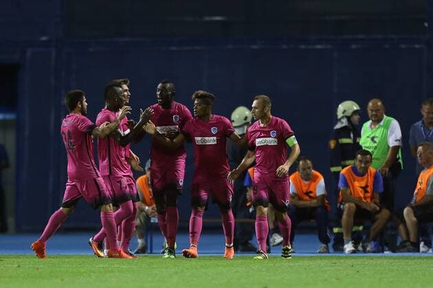 UEFA Europa League - play-off - NK Lokomotiva vs KRC Genk 18.08.2016., stadium Maksimir, Zagreb - First leg of UEFA Europa League play off, NK Lokomotiva - KRC Genk.  DaliborxUrukalovic PIXSELL