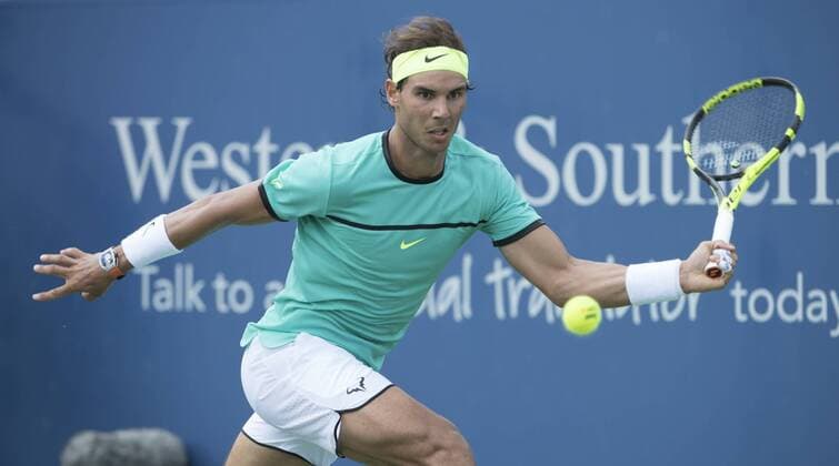 August 18,2016: Rafael Nadal (ESP) loses to Borna Coric (CRO) 6-1, 6-3, at the Western & Southern Open being played at Lindner Family Tennis Center in Mason, Ohio. Â© Tennisclix CSM TENNIS 2016: Western & Southern Open Aug. 16 - ZUMAc04_