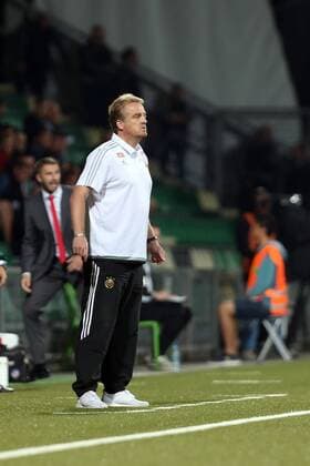 MICHAEL BUSKENS TRENER HEAD COACH RAPID - ZILINA 18.08.2016 SPORT FOOTBALL SEASON 2016 17 UEFA EUROPA LEAGUE FOURTH ROUND QUALIFICATION AS TRENCIN - RAPID WIEN - --- Newspix.pl  160818CHW068