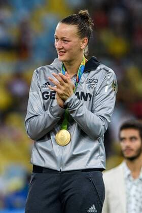 Rio 2016, Fußball, Damen, Deutschland ist Olympiasieger Torfrau Almuth Schult (GER 1) im Finale bei den olympischen Sommerspiele 2016 am 19.08.2016, Rio de Janeiro Copyright: xSchülerx xEibner-Pressefotox EP_jse