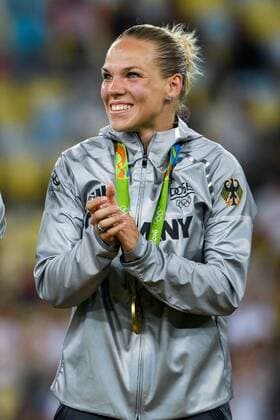 Rio 2016, Fußball, Damen, Deutschland ist Olympiasieger Isabel Kerschowski (GER 17) im Finale bei den olympischen Sommerspiele 2016 am 19.08.2016, Rio de Janeiro Copyright: xSchülerx xEibner-Pressefotox EP_jse