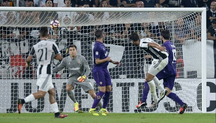 Fußball, Juventus Turin - AC Florenz Db Torino 20 08 2016 - campionato calcio serie A Juventus-Fiorentina foto DanielexBuffa Image gol Sami Khedira 