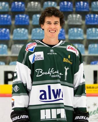 Eishockey, Porträttermin Bietigheim Steelers Bietigheim, Eishockey Bietigheim Steelers Fototermin: Matt McKnight ( Steelers)