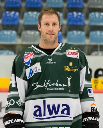 Eishockey, Porträttermin Bietigheim Steelers Bietigheim, Eishockey Bietigheim Steelers Fototermin: Rob Brown (Steelers)