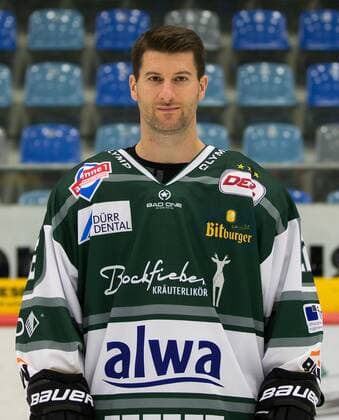 Eishockey, Porträttermin Bietigheim Steelers Bietigheim, Eishockey Bietigheim Steelers Fototermin: Dominic Auger (Steelers)