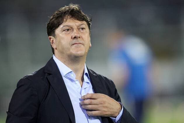 Il Presidente del Pescara Daniele Sebastiani Delphino Pescara - SSC Neapel Fußball Italien Serie A 2016 2017 LucaxPagliaricci