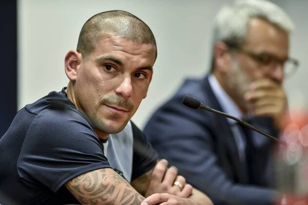 August 22, 2016 - Rome, Italy - Maxi Pereira of FC Porto during the press conference PK Pressekonferenz before the match between FC Porto v AS Rome UEFA Champions League playoff match in Rome, Italy, on August 22, 2016. AS Roma v Porto: UEFA Champions League  - ZUMAn230