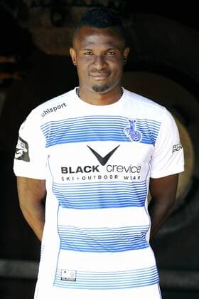 Fußball, 3 Liga, MSV Duisburg Portraettermin Porträt: Fußball, GER, 3.Liga, Porträttermin 2016 2017, MSV Duisburg, Kingsley Onuegbu (MSV). Einzelbild, Portrait, Porträt.