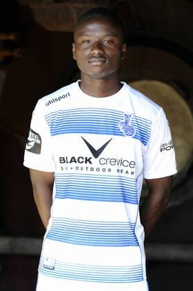 Fußball, 3 Liga, MSV Duisburg Portraettermin Porträt: Fußball, GER, 3.Liga, Porträttermin 2016 2017, MSV Duisburg, Mohamed Cisse (MSV). Einzelbild, Portrait, Porträt.