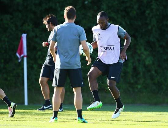 Fußball, CL Quali, Training RB Salzburg SOCCER - UEFA CL quali, RBS vs Zagreb SALZBURG,AUSTRIA,23.AUG.16 - SOCCER - UEFA Champions League, Play-off qualification, Red Bull Salzburg vs GNK Dinamo Zagreb, preview, final training of RBS. Image shows Reinhold Yabo (RBS). GEPAxpictures xFelixxRoittner