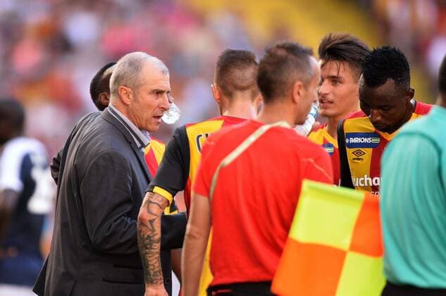 Alain Casanova (len) FOOTBALL : Lens vs Paris FC - Coupe de la Ligue - 2nd tour - 23 08 2016 AnthonyBIBARD FEP Panoramic 