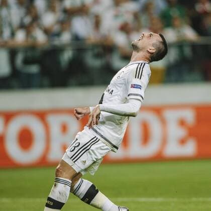23.08.2016 WARSZAWA, UEFA CHAMPIONS LEAGUE - 4TH QUALIFICATION ROUND, LEGIA WARSZAWA - DUNDALK FC MICHAL KUCHARCZYK FOTO RADOSLAWxJOZWIAK CYFRASPORT NEWSPIX.PL --- Newspix.pl  20160823-CSRJ10420