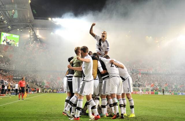 2016.08.23 Warszawa Qualification CL 2016 2017 Legia Warszawa - Dundalk FC - - Michal Kucharczyk , Besnik Hasi, Guilherme C Marques, Aleksandar Prijovic, Bartosz Bereszynski Foto LukaszxLaskowski PressFocus 2016.08.23 Warszawa Football UEFA Champions League season 2016 2017 Play-offs second leg Legia Warszawa - Dundalk FC Michal Kucharczyk , Besnik Hasi, Guilherme C Marques, Aleksandar Prijovic, Bartosz Bereszynski Credit: LukaszxLaskowski PressFocus NEWSPIX.PL --- Newspix.pl  20160823LUK016