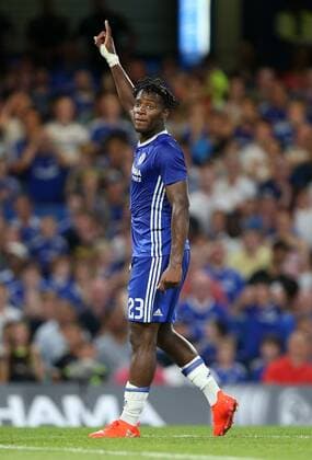 Chelsea s Michy Batshuayi in action during the EFL Cup match at the Stamford Bridge Stadium, London. Picture date August 23rd, 2016 Pic David Klein Sportimage EDITORIAL USE ONLY. No use with unauthorised audio, video, data, fixture lists, club league logos or live services. Online in-match use limited to 120 images, no video emulation. No use in betting, games or single club league player publications.