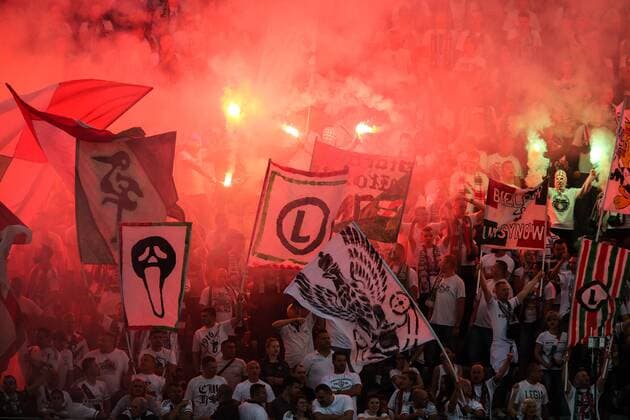 2016.8.23, Warszawa , UEFA Champions League , Legia Warsaw - Dundalk FC Legia Warszawa - Dundalk FC pictured: Fans Legia Warszawa fot. TomaszxJastrzebowski Foto Olimpik NEWSPIX.PL --- Newspix.pl  20160823toja158