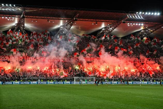 2016.8.23, Warszawa , UEFA Champions League , Legia Warsaw - Dundalk FC Legia Warszawa - Dundalk FC pictured: Fans Legia Warszawa fot. TomaszxJastrzebowski Foto Olimpik NEWSPIX.PL --- Newspix.pl  20160823toja162