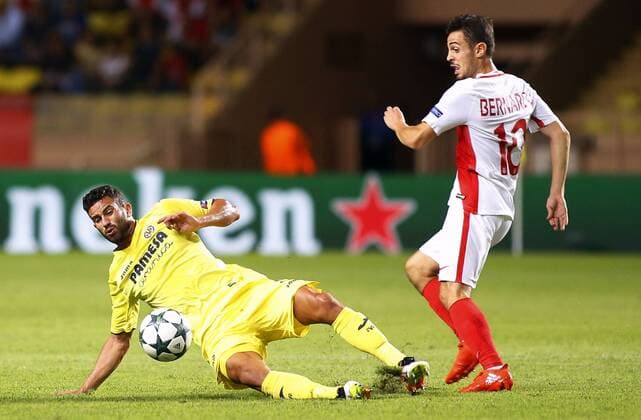 Mateo Musacchi y Silva. Second leg of the Champions League preliminary round between Monaco and Villarreal. In this picture, Mateo Musacchi and Silva. xAngelxRiverox 
