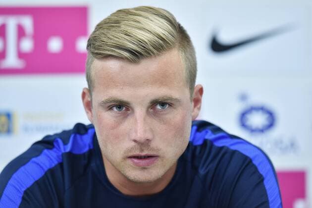 Coach assistant Jaroslav Kostl of Liberec speaks at a press conference PK Pressekonferenz prior to the fourth qualifying round of the Europa League match Slovan Liberec vs AEK Larnaka in Liberec, Czech Republic, August 24, 2016. (CTKxPhoto RadekxPetrasek) CTKPhotoP201608240732801  PER 1