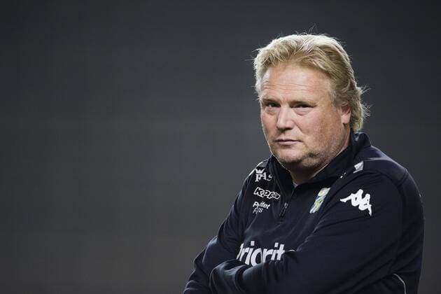 160824 IFK Göteborgs tränare Jörgen Lennartsson under en träning inför kvalet till Europa League den 24 augusti 2016 i Baku  Copyright: JOHANNAxLUNDBERG BB160824JL025