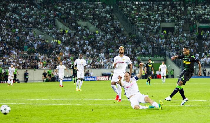 Mönchengladbach, 24.08.2016, Borussia Park Tor zum 2:0 durch Raffael (BMG) VfL Borussia Mönchengladbach - Young Boys Bern mm