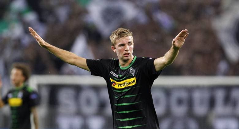 Christoph Kramer of Moenchengladbach gestures during the championsleague qualification match between Borussia Moenchengladbach and BSC Young Boys, Borussiapark in Moenchengladbach on August 24., 2016. Borussia Mönchengladbach vs. Young Boys Bern in der Champions League Qualifikation der Saison 2016 2017 am 24.August 2016.
