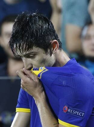 ROSTOV-ON-DON, RUSSIA - AUGUST 24, 2016: Rostov s Sardar Azmoun in the 2016 17 UEFA Champions League First playoff round 2nd leg match against Ajax Amsterdam at Olimp-2 Stadium. FC Rostov won the game 4:1. Valery Matytsin TASS  TS02E7F5