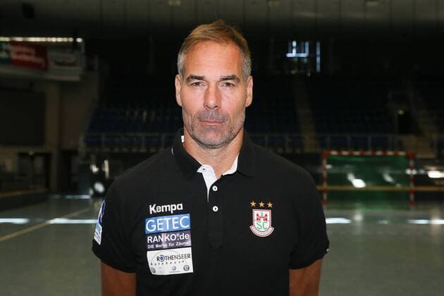 Handball, 1. BL, SC Magdeburg Porträttermin Torwarttrainer Tomas Runar Svensson (SC Magdeburg) - Handball Bundesliga Saison 2016-2017 Offizeller Fototermin SC Magdeburg in der GETEC Arena in Magdeburg - Einzelbild,Portrait,Deutschland, Handball, Mann, Maenner,25.08.2016