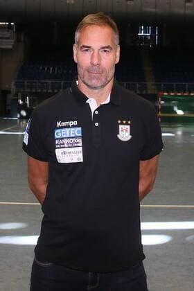 Handball, 1. BL, SC Magdeburg Porträttermin Torwarttrainer Tomas Runar Svensson (SC Magdeburg) - Handball Bundesliga Saison 2016-2017 Offizeller Fototermin SC Magdeburg in der GETEC Arena in Magdeburg - Einzelbild,Portrait,Deutschland, Handball, Mann, Maenner,25.08.2016