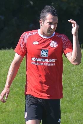 23.08.2016, xtkx, Fussball 1.Bundesliga, FSV Mainz 05 Training, emspor, v.l. Levin Oeztunali (Mainz 05), Mainz