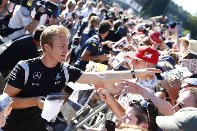 Motorsports: FIA Formula One World Championship WM Weltmeisterschaft 2016, Grand Prix of Belgium, 6 Nico Rosberg (GER, Mercedes AMG Petronas Formula One Team), xHOCHxZWEIx