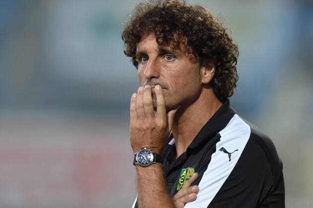 Coach of Larnaca Imanol Idiakez during the fourth qualifying round return Europa League match Slovan Liberec vs AEK Larnaca in Liberec, Czech Republic, August 25, 2016. (CTKxPhoto RadekxPetrasek) CTKPhotoP201608251028401  PER_6594