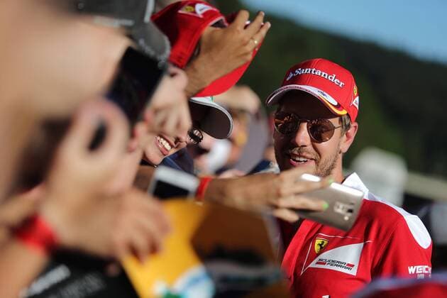 Belgian Grand Prix, Spa Francorchamps 25 - 28 August 2016 25.08.2016 - Sebastian Vettel (GER) Scuderia Ferrari SF16-H 
