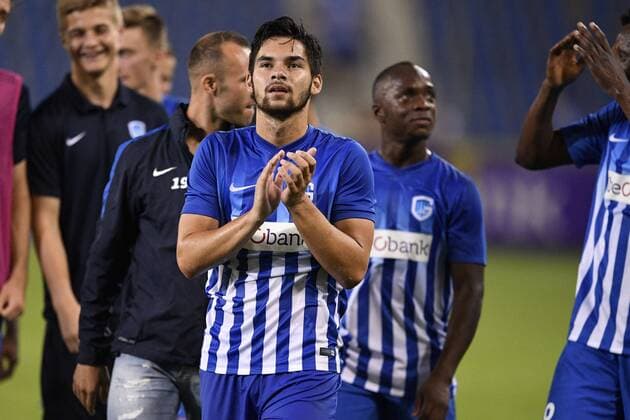 Fußball, EL Quali, KRC Genk - Lokomotiva Zagreb Genk s Sandy Walsh pictured after a match between Belgian first league team KRC Genk and Croatian Lokomotiva Zagreb, the return leg of the playoff round in the Europa League competition, in Genk, Thursday 25 August 2016. First leg ended on 2-2 draw result in Croatia. YORICKxJANSENS  x04918926x